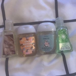 Bath and body work’s hand sanitizers 4 for 10$